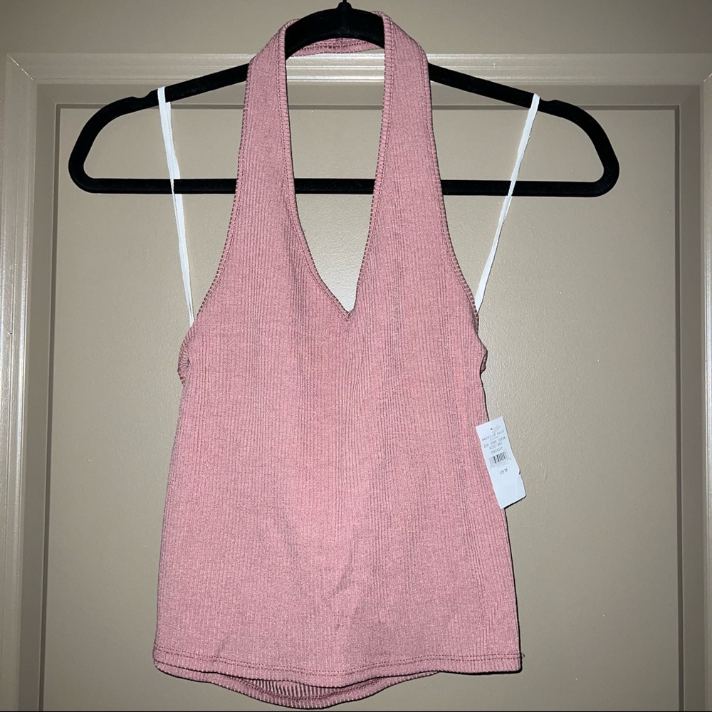 SOLD | NWT Ribbed Halter Top